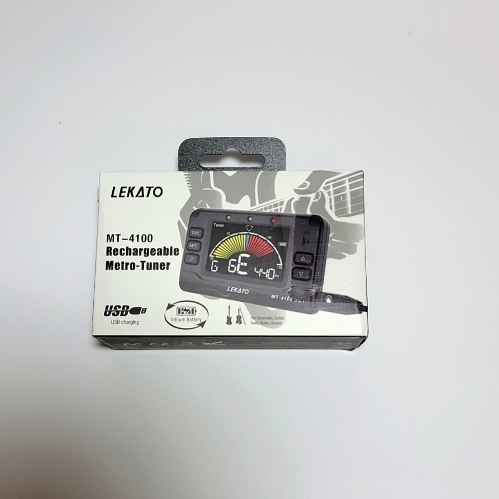 𝅺lekato Metrotuner for chromatic guitar, bass, violin or ukulele.  New in Box